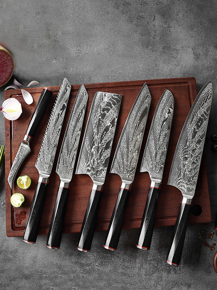 Damascus Steel Knife Kitchen Knife Set Knife