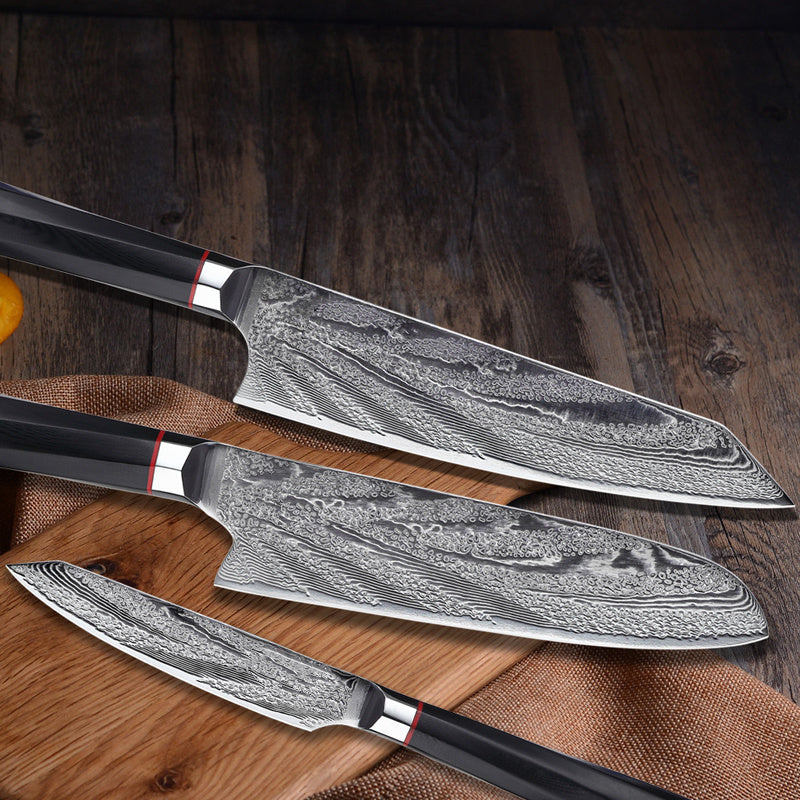Damascus Steel Knife Kitchen Knife Set Knife
